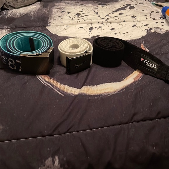 Nike Other - Name brand cloth belts! Worn occasionally! No fading or hard signs of wear!